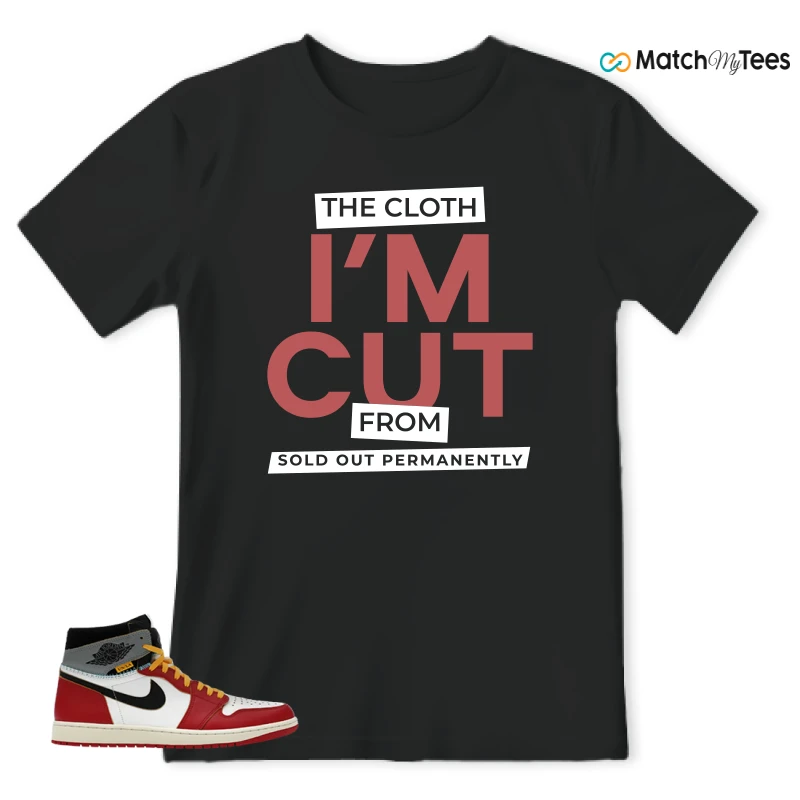 NIKE AIR JORDAN 1 HIGH X UNION LA SNEAKER Matching Tees t-shirt