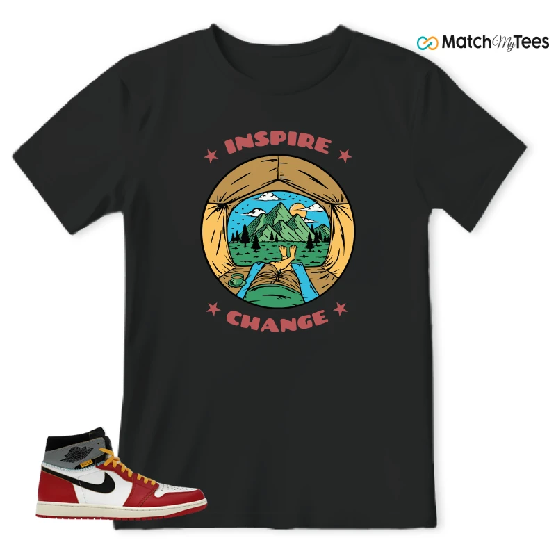 NIKE AIR JORDAN 1 HIGH X UNION LA SNEAKER Matching Tees t-shirt