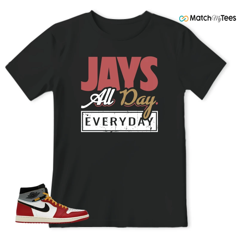 NIKE AIR JORDAN 1 HIGH X UNION LA SNEAKER Matching Tees t-shirt