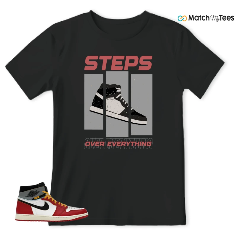 NIKE AIR JORDAN 1 HIGH X UNION LA SNEAKER Matching Tees t-shirt