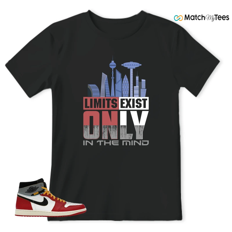 NIKE AIR JORDAN 1 HIGH X UNION LA SNEAKER Matching Tees t-shirt