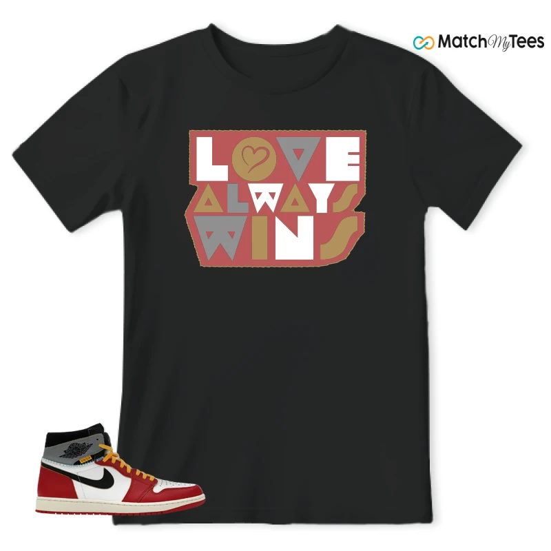 NIKE AIR JORDAN 1 HIGH X UNION LA SNEAKER Matching Tees t-shirt
