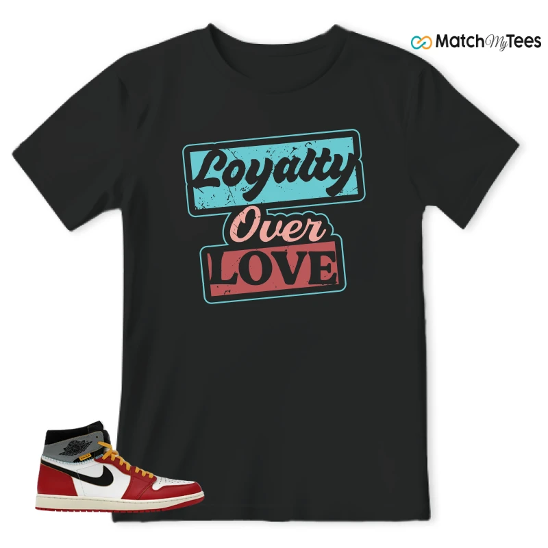 NIKE AIR JORDAN 1 HIGH X UNION LA SNEAKER Matching Tees t-shirt