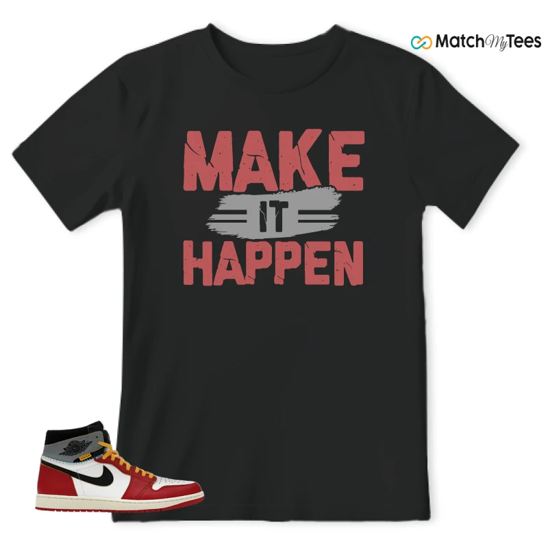 NIKE AIR JORDAN 1 HIGH X UNION LA SNEAKER Matching Tees t-shirt