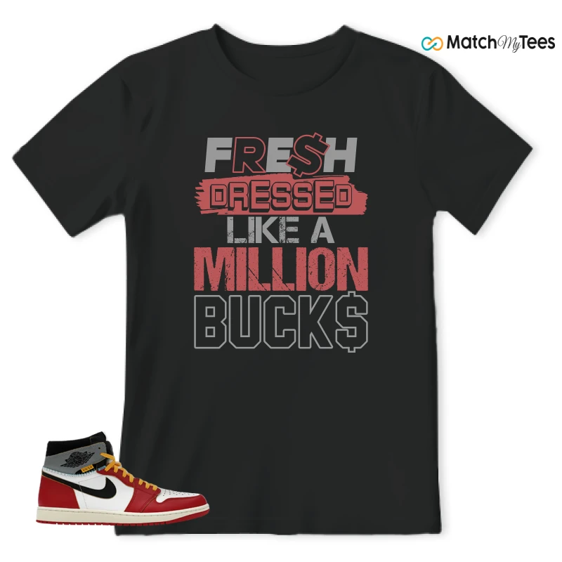 NIKE AIR JORDAN 1 HIGH X UNION LA SNEAKER Matching Tees t-shirt