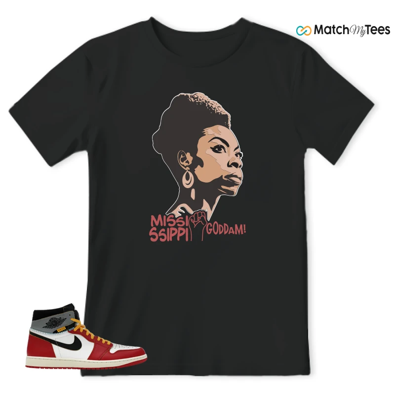 NIKE AIR JORDAN 1 HIGH X UNION LA SNEAKER Matching Tees t-shirt