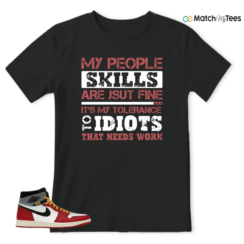 NIKE AIR JORDAN 1 HIGH X UNION LA SNEAKER Matching Tees t-shirt