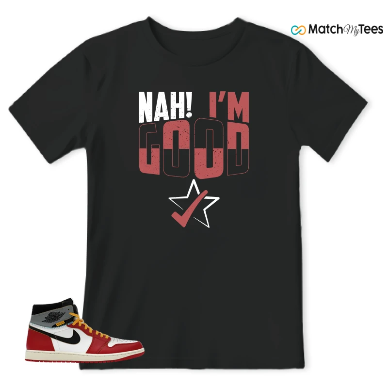 NIKE AIR JORDAN 1 HIGH X UNION LA SNEAKER Matching Tees t-shirt