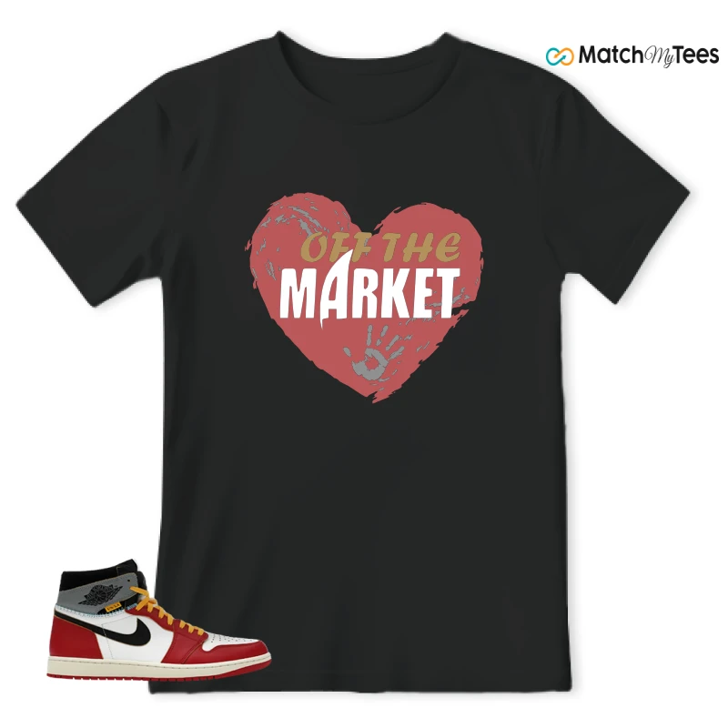 NIKE AIR JORDAN 1 HIGH X UNION LA SNEAKER Matching Tees t-shirt