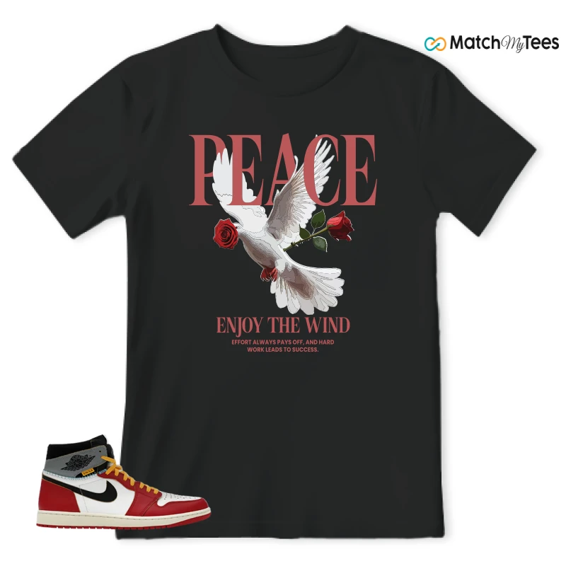 NIKE AIR JORDAN 1 HIGH X UNION LA SNEAKER Matching Tees t-shirt