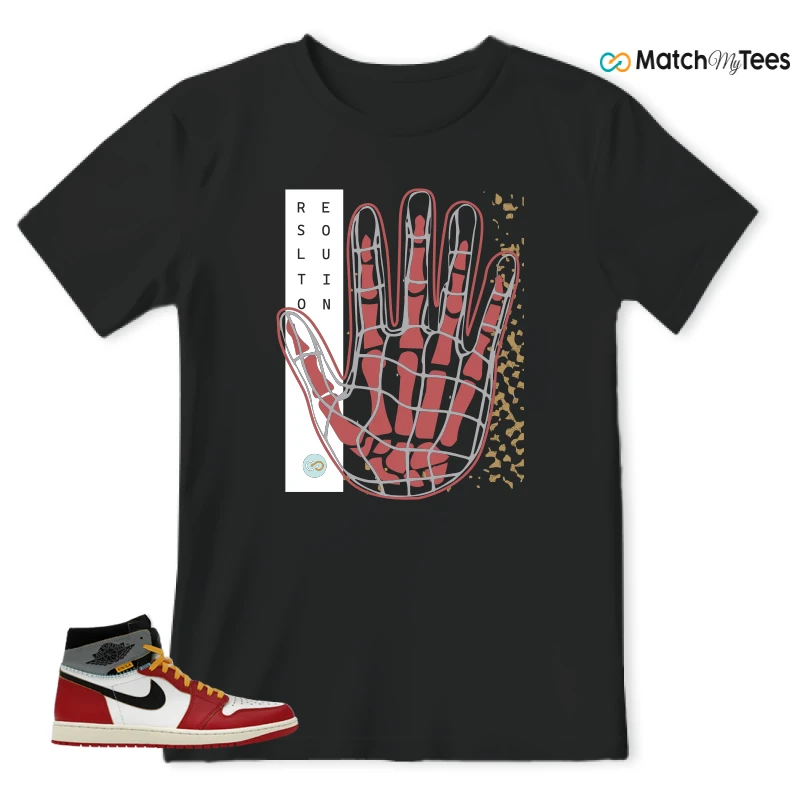 NIKE AIR JORDAN 1 HIGH X UNION LA SNEAKER Matching Tees t-shirt