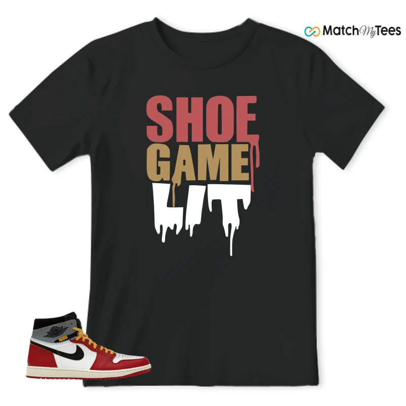 NIKE AIR JORDAN 1 HIGH X UNION LA SNEAKER Matching Tees t-shirt