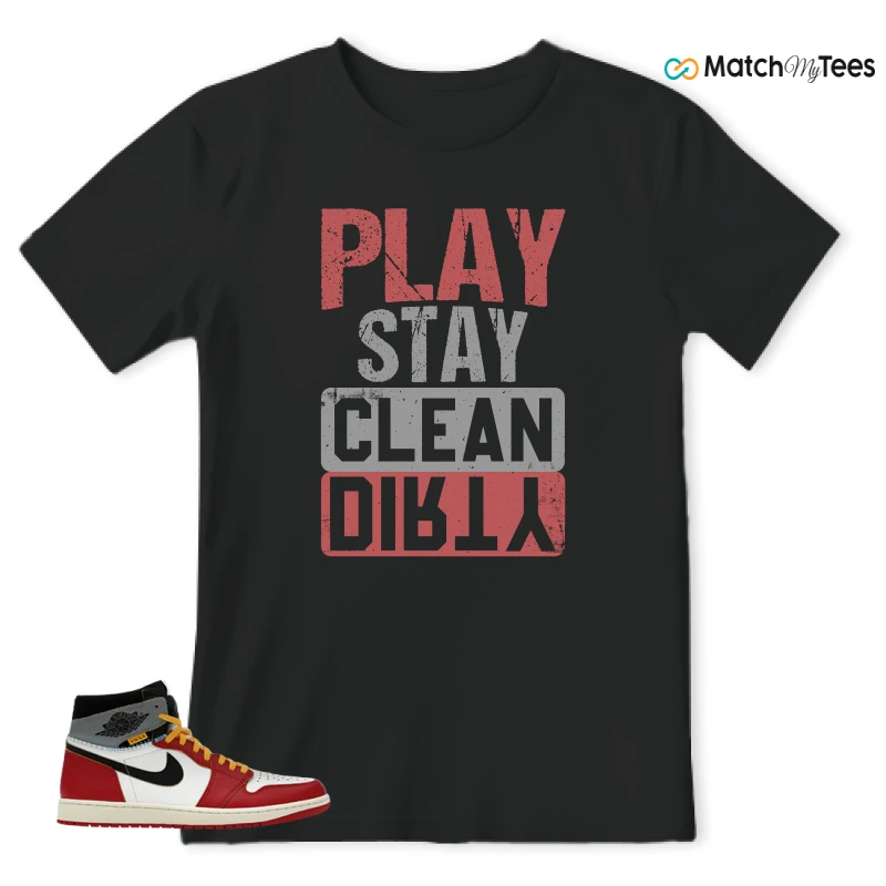 NIKE AIR JORDAN 1 HIGH X UNION LA SNEAKER Matching Tees t-shirt