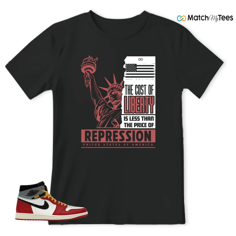NIKE AIR JORDAN 1 HIGH X UNION LA SNEAKER Matching Tees t-shirt