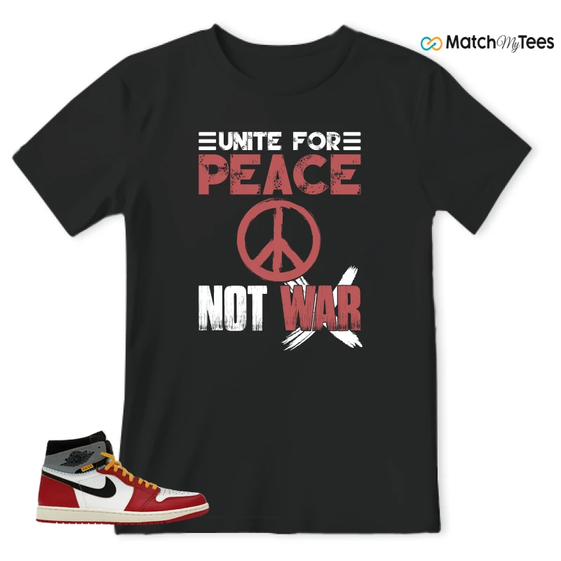 NIKE AIR JORDAN 1 HIGH X UNION LA SNEAKER Matching Tees t-shirt