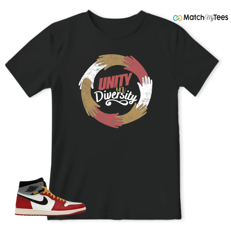 NIKE AIR JORDAN 1 HIGH X UNION LA SNEAKER Matching Tees t-shirt