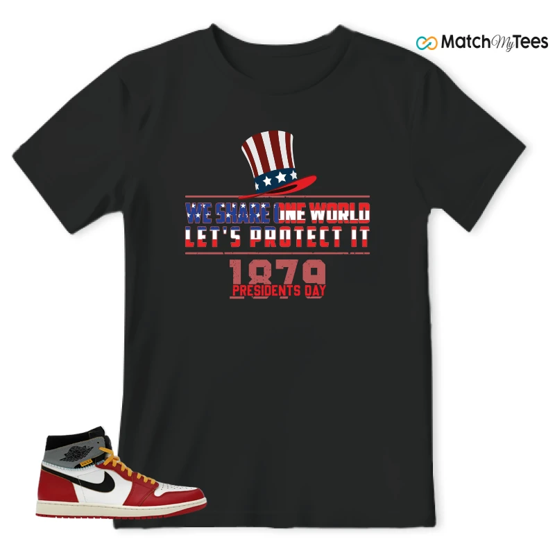 NIKE AIR JORDAN 1 HIGH X UNION LA SNEAKER Matching Tees t-shirt