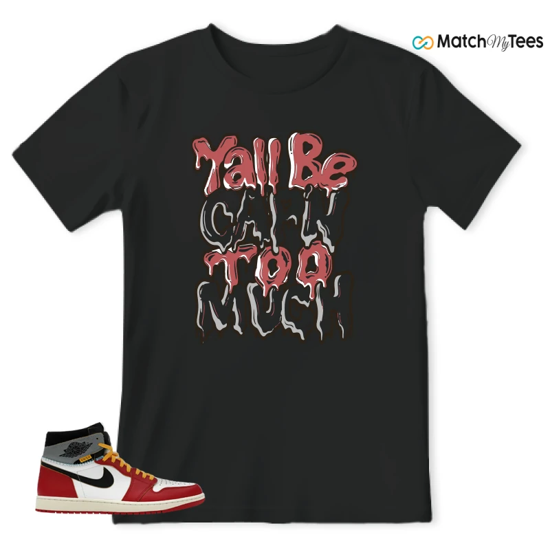 NIKE AIR JORDAN 1 HIGH X UNION LA SNEAKER Matching Tees t-shirt