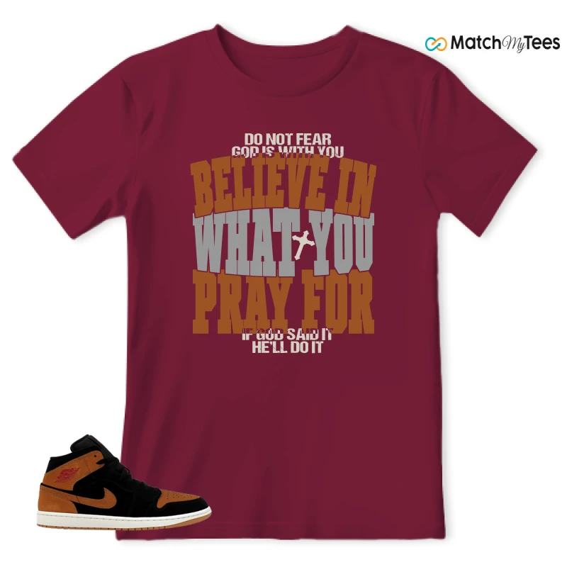 NIKE AIR JORDAN 1 MID BLACK FLAX SNEAKER Matching Tees t-shirt