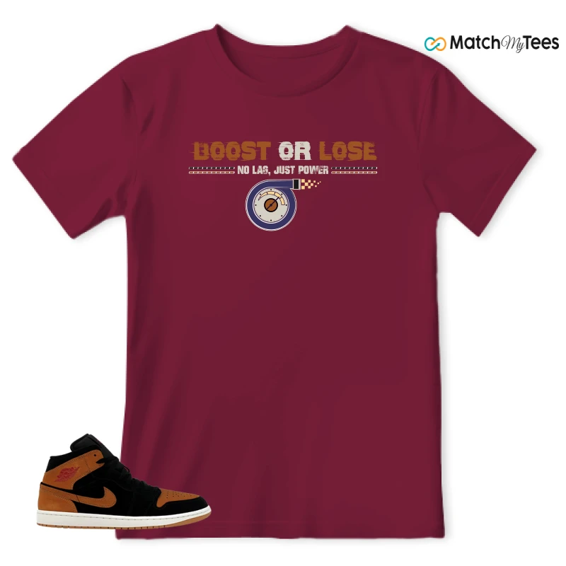 NIKE AIR JORDAN 1 MID BLACK FLAX SNEAKER Matching Tees t-shirt