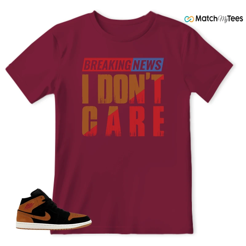 NIKE AIR JORDAN 1 MID BLACK FLAX SNEAKER Matching Tees t-shirt