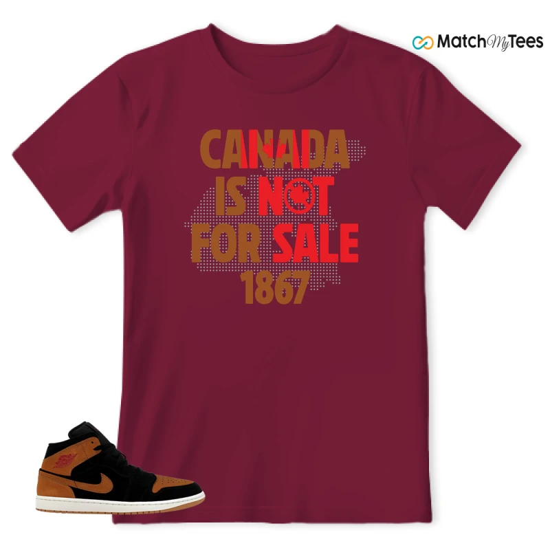 NIKE AIR JORDAN 1 MID BLACK FLAX SNEAKER Matching Tees t-shirt