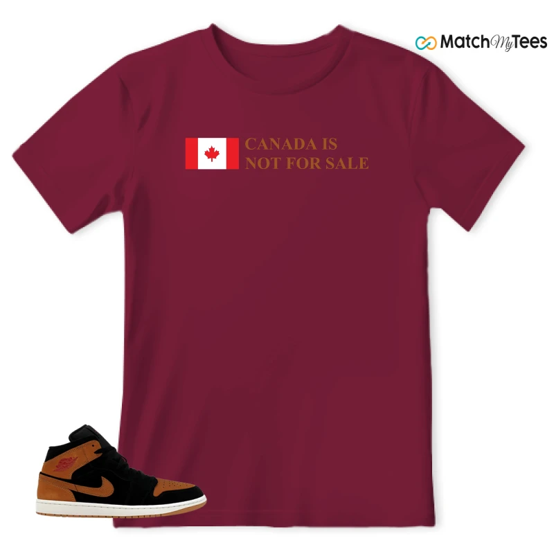 NIKE AIR JORDAN 1 MID BLACK FLAX SNEAKER Matching Tees t-shirt