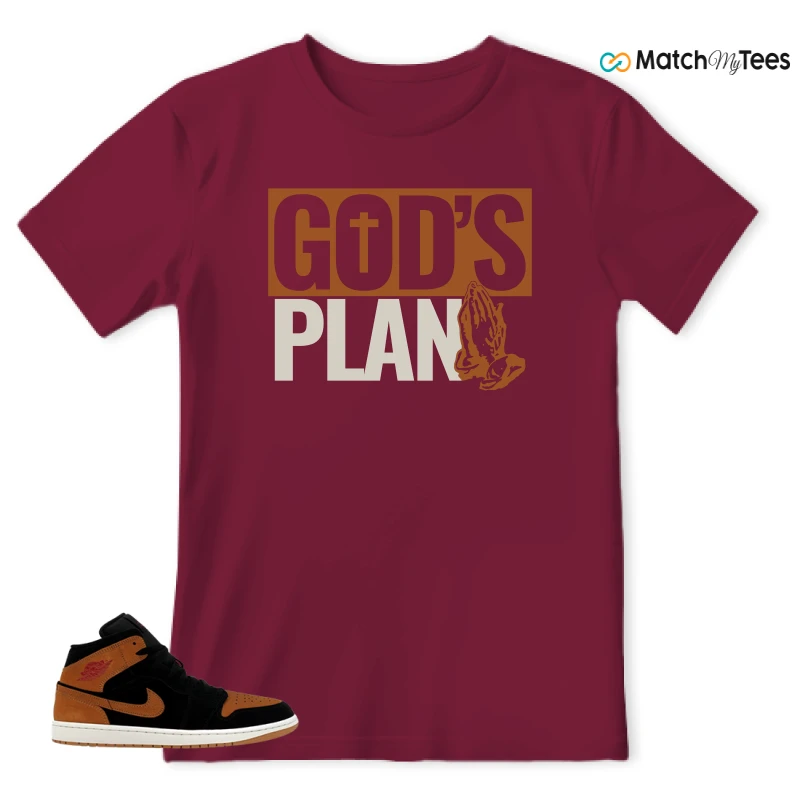 NIKE AIR JORDAN 1 MID BLACK FLAX SNEAKER Matching Tees t-shirt