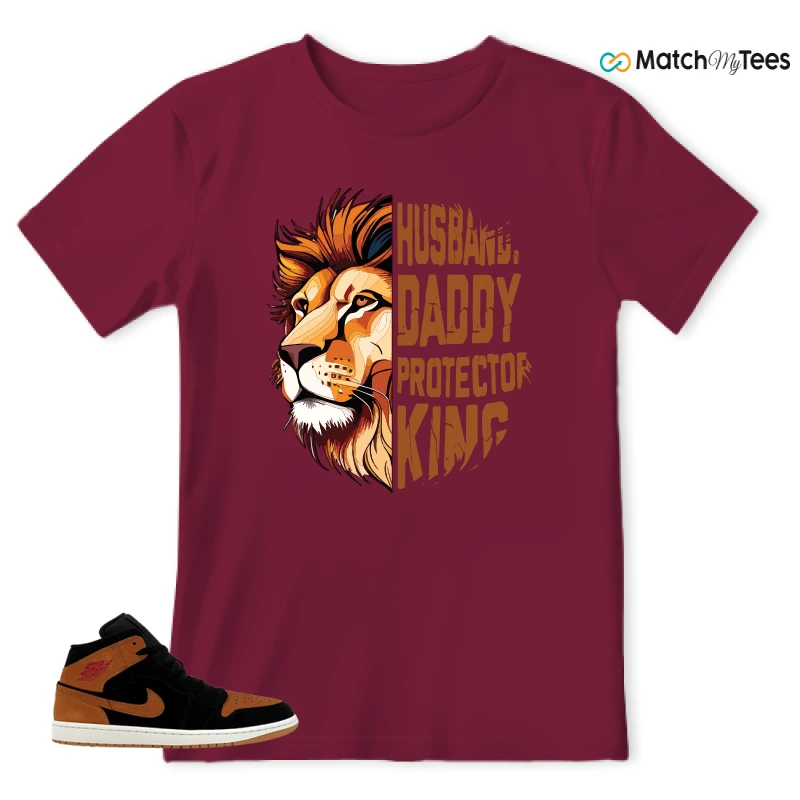NIKE AIR JORDAN 1 MID BLACK FLAX SNEAKER Matching Tees t-shirt