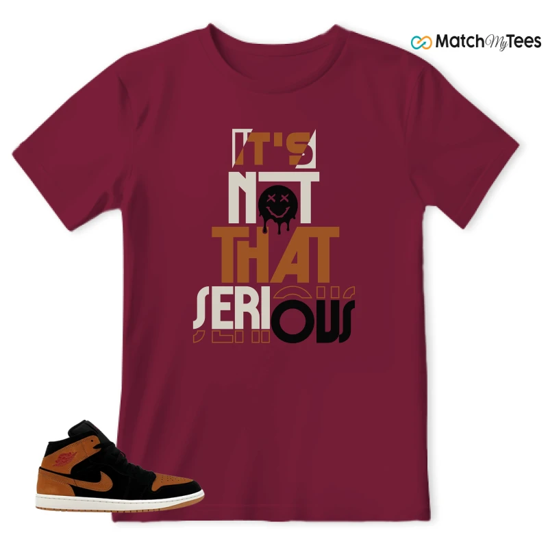NIKE AIR JORDAN 1 MID BLACK FLAX SNEAKER Matching Tees t-shirt