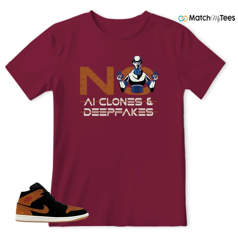 NIKE AIR JORDAN 1 MID BLACK FLAX SNEAKER Matching Tees t-shirt