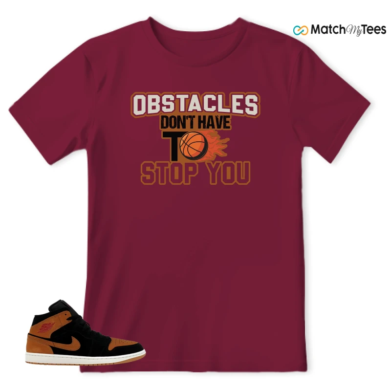 NIKE AIR JORDAN 1 MID BLACK FLAX SNEAKER Matching Tees t-shirt