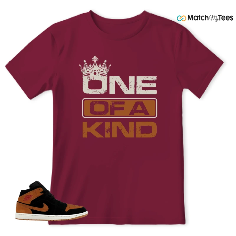 NIKE AIR JORDAN 1 MID BLACK FLAX SNEAKER Matching Tees t-shirt