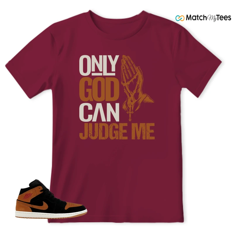 NIKE AIR JORDAN 1 MID BLACK FLAX SNEAKER Matching Tees t-shirt