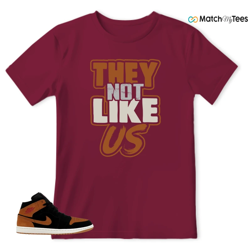 NIKE AIR JORDAN 1 MID BLACK FLAX SNEAKER Matching Tees t-shirt