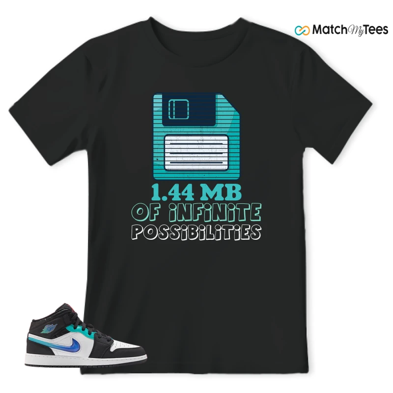NIKE AIR JORDAN 1 MID RACING SNEAKER Matching Tees t-shirt