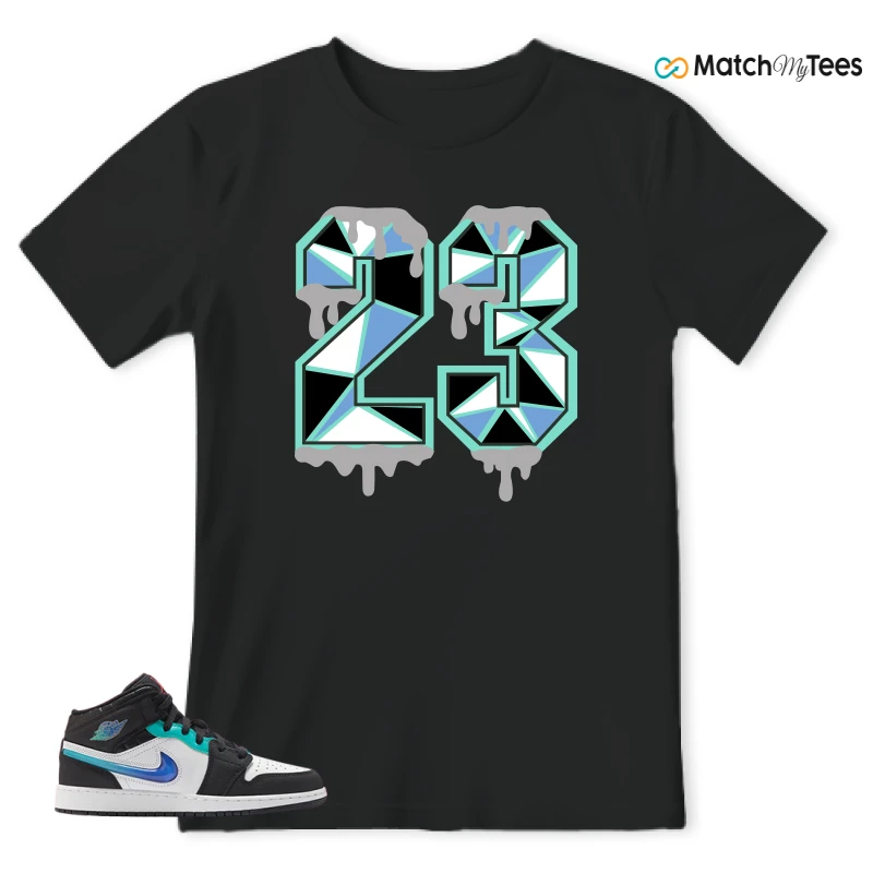 NIKE AIR JORDAN 1 MID RACING SNEAKER Matching Tees t-shirt