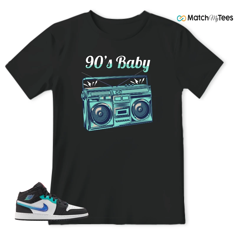 NIKE AIR JORDAN 1 MID RACING SNEAKER Matching Tees t-shirt