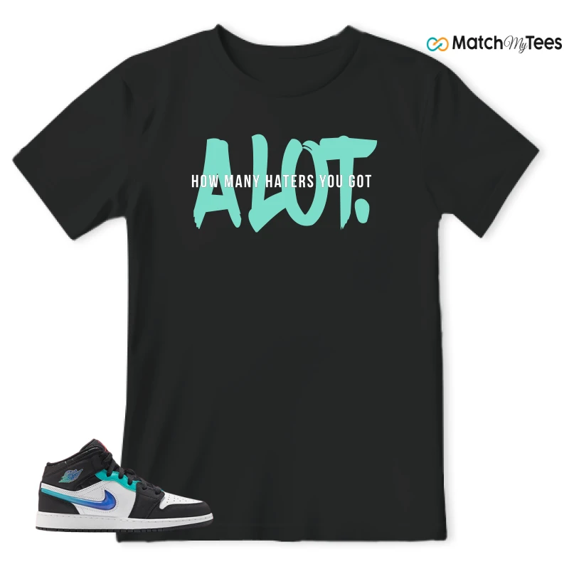 NIKE AIR JORDAN 1 MID RACING SNEAKER Matching Tees t-shirt