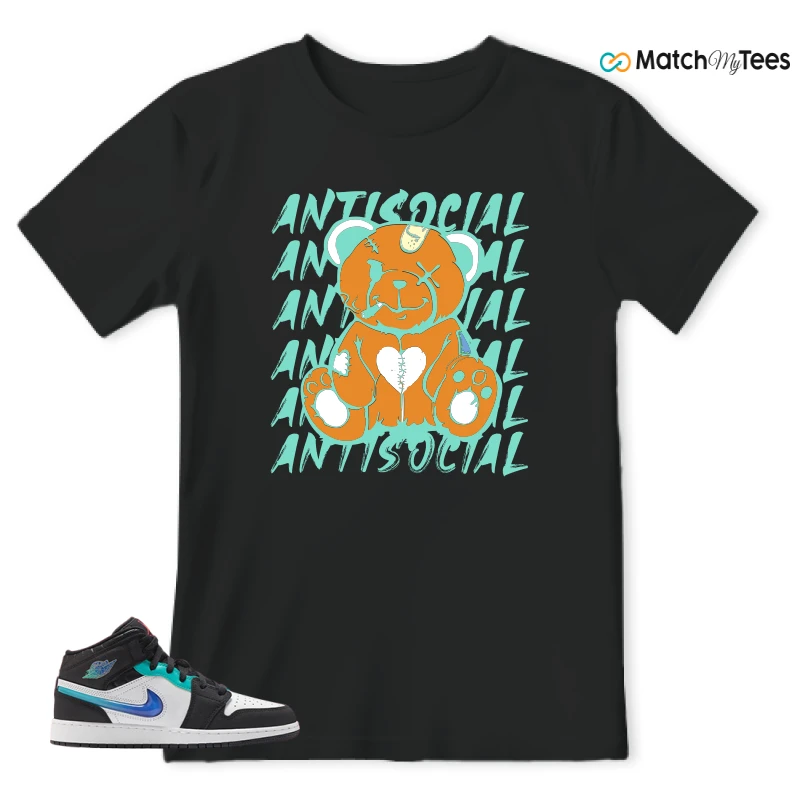 NIKE AIR JORDAN 1 MID RACING SNEAKER Matching Tees t-shirt