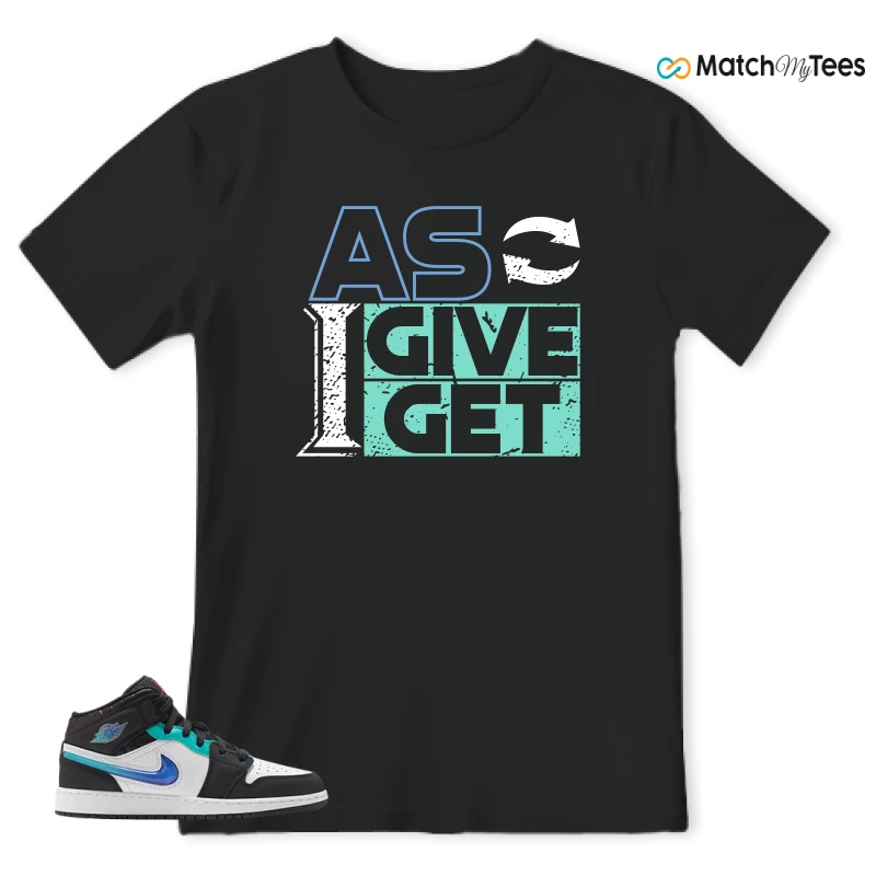 NIKE AIR JORDAN 1 MID RACING SNEAKER Matching Tees t-shirt