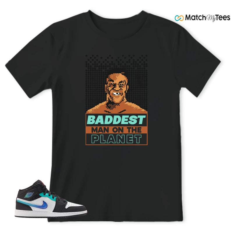 NIKE AIR JORDAN 1 MID RACING SNEAKER Matching Tees t-shirt