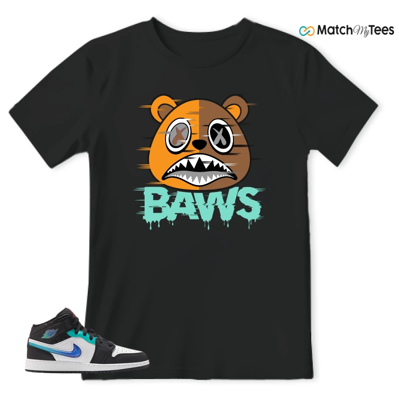 NIKE AIR JORDAN 1 MID RACING SNEAKER Matching Tees t-shirt