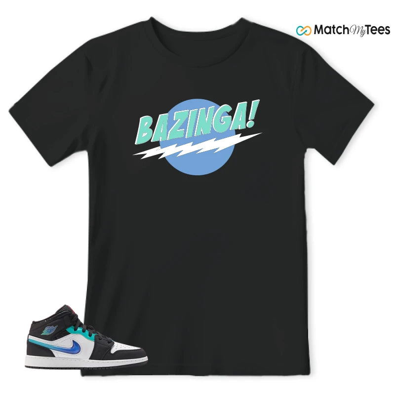 NIKE AIR JORDAN 1 MID RACING SNEAKER Matching Tees t-shirt