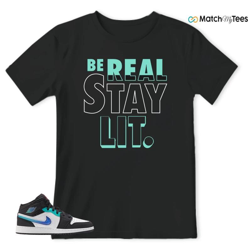 NIKE AIR JORDAN 1 MID RACING SNEAKER Matching Tees t-shirt