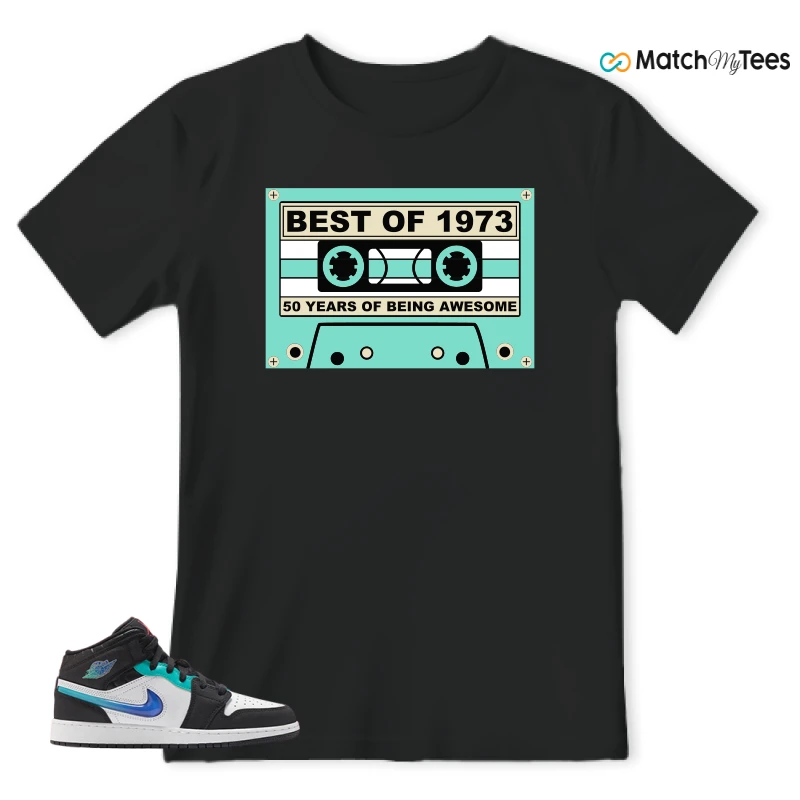 NIKE AIR JORDAN 1 MID RACING SNEAKER Matching Tees t-shirt