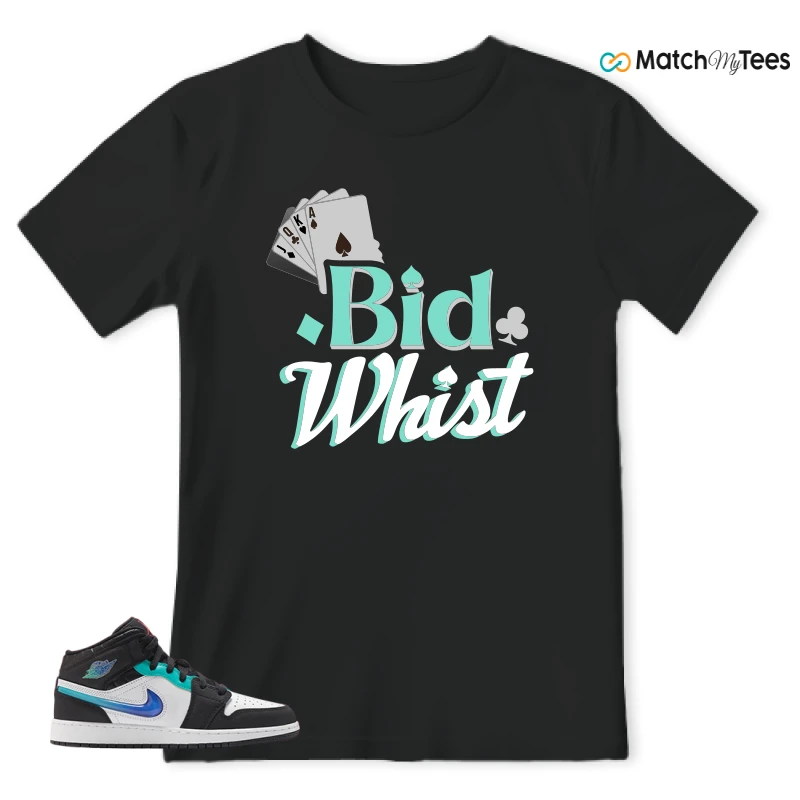 NIKE AIR JORDAN 1 MID RACING SNEAKER Matching Tees t-shirt