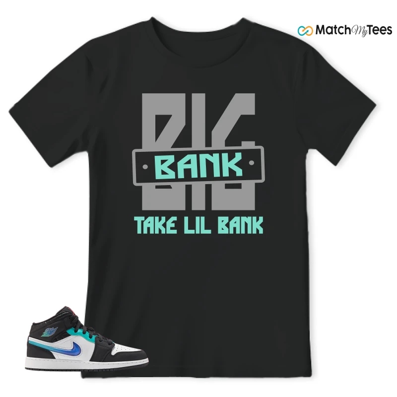 NIKE AIR JORDAN 1 MID RACING SNEAKER Matching Tees t-shirt