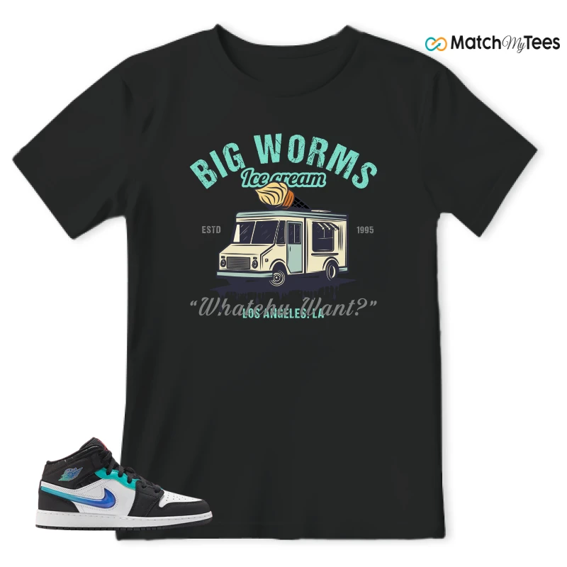 NIKE AIR JORDAN 1 MID RACING SNEAKER Matching Tees t-shirt