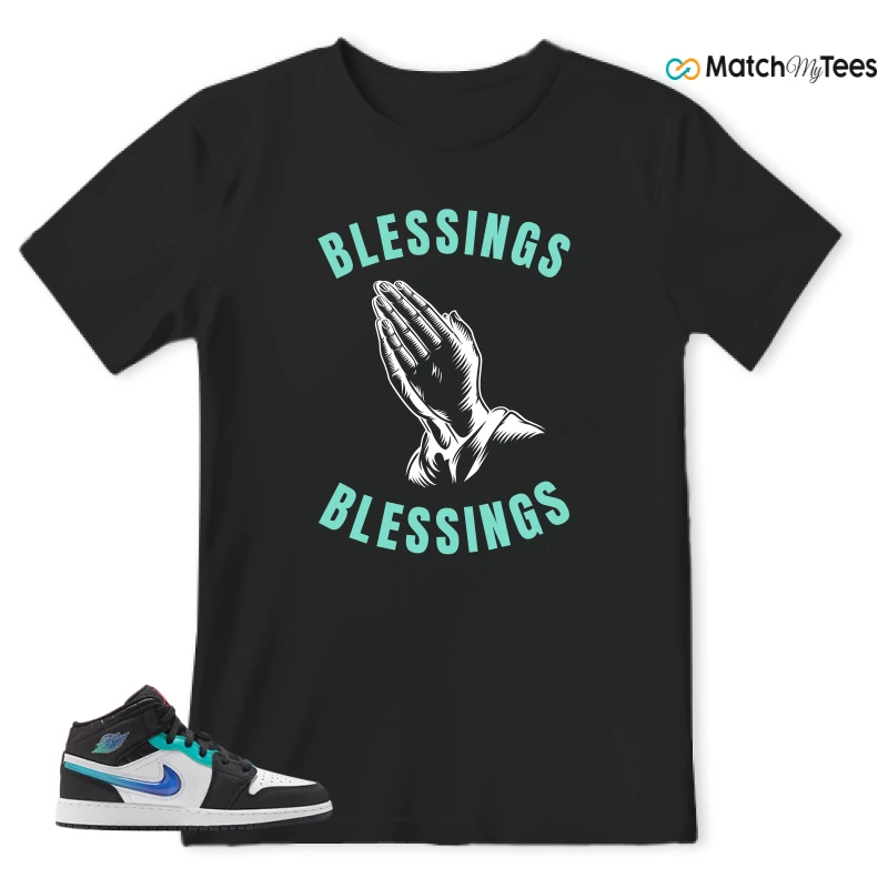 NIKE AIR JORDAN 1 MID RACING SNEAKER Matching Tees t-shirt